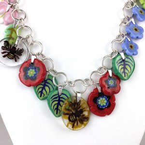 Summer Cane Necklace by Lucie Kovarova-Weir